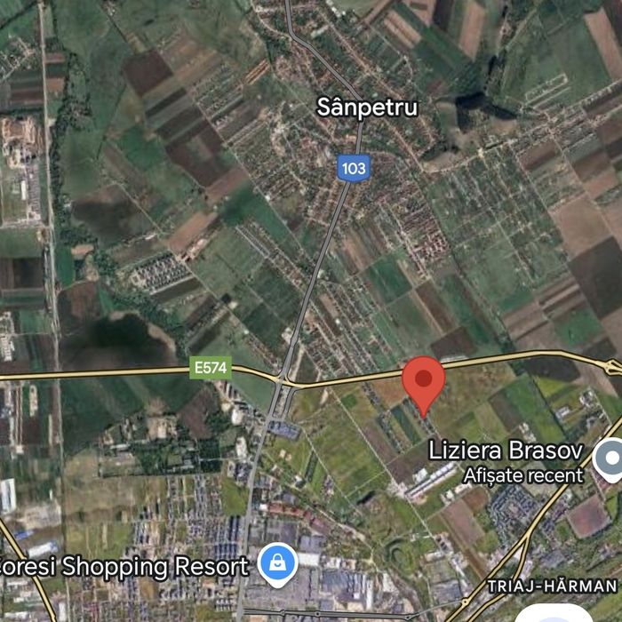 Teren Intravilan Sanpetru 493 mp - Proiect Casa  - Acces Rapid