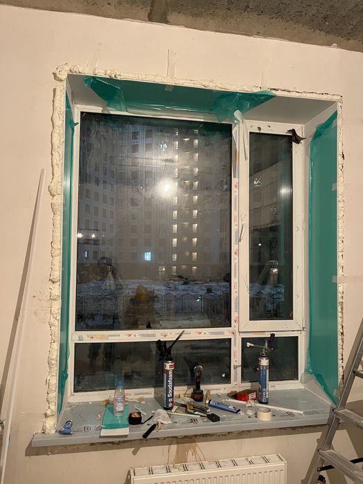 Подоконник и Пластик откос