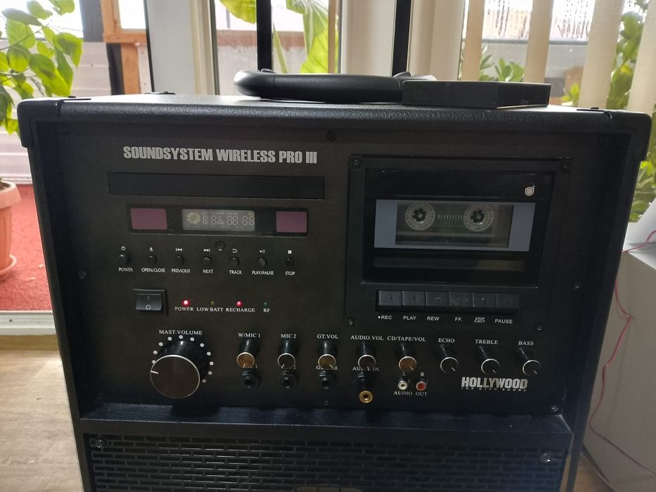 Boxa Bluetooth cu Amplificator, Caseta si Cd, Auxiliar,