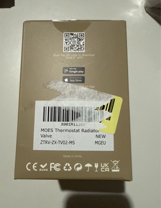 Qiumi Zigbee Termostat Radiator Valvă,Programabil Smart Wifi Mufă M30