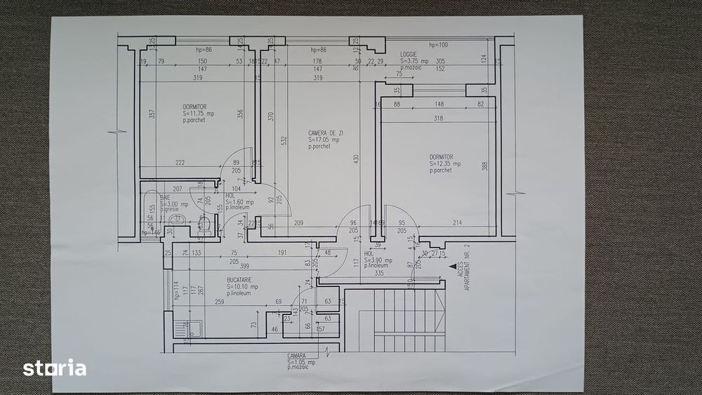 Apartament 3 camere, parter, Centrul Nou Brașov