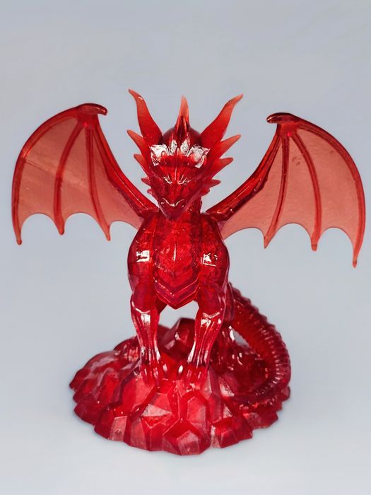 Дракон фигурка – 3D Resin декор, 13 см (фентъзи колекция / подарък)