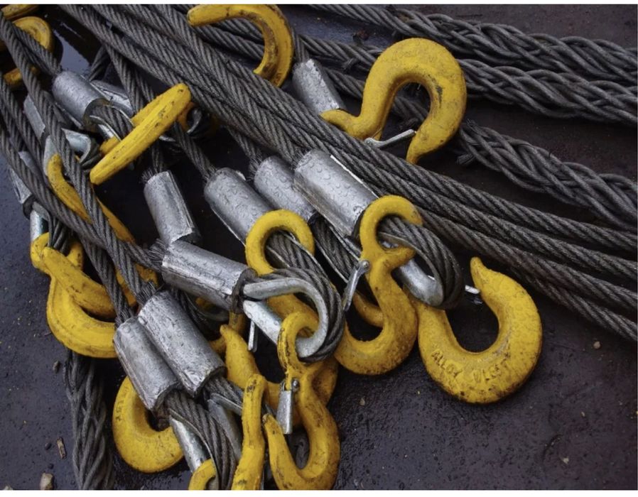 Стропы канатные, цепные