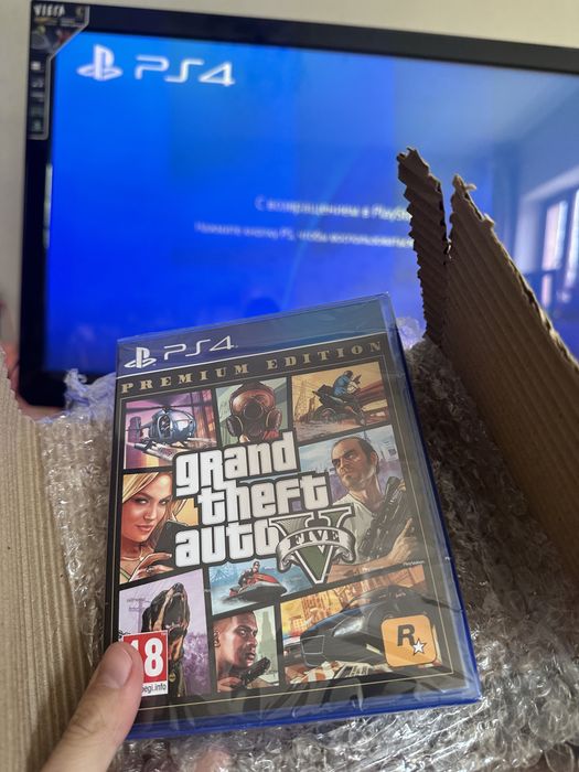 GTA 5 ГТА 5 новый диск PS4/PS5