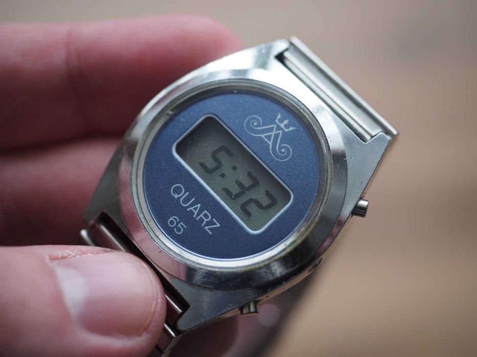 Ceas electronic Quartz 65 Timeband Fairchild din anii 1980, retro