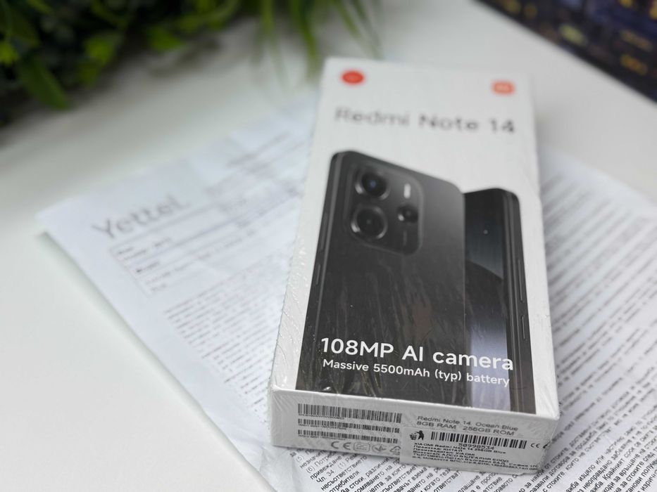 ! НоВо ! Xiaomi Redmi Note 14 256GB 3г Гаранция