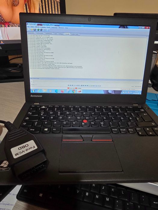 Interfata VCM Ford cu laptop Lenovo X250