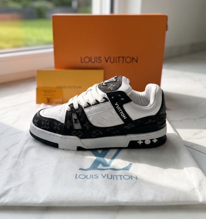 Adidasi LV Trainer Negru Alb - Calitate Premium