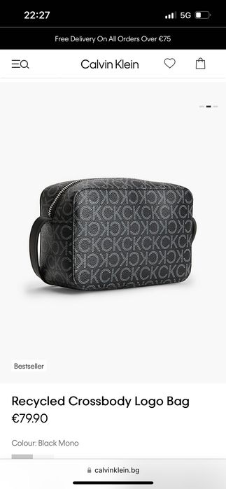 Calvin Klein клънч чанта