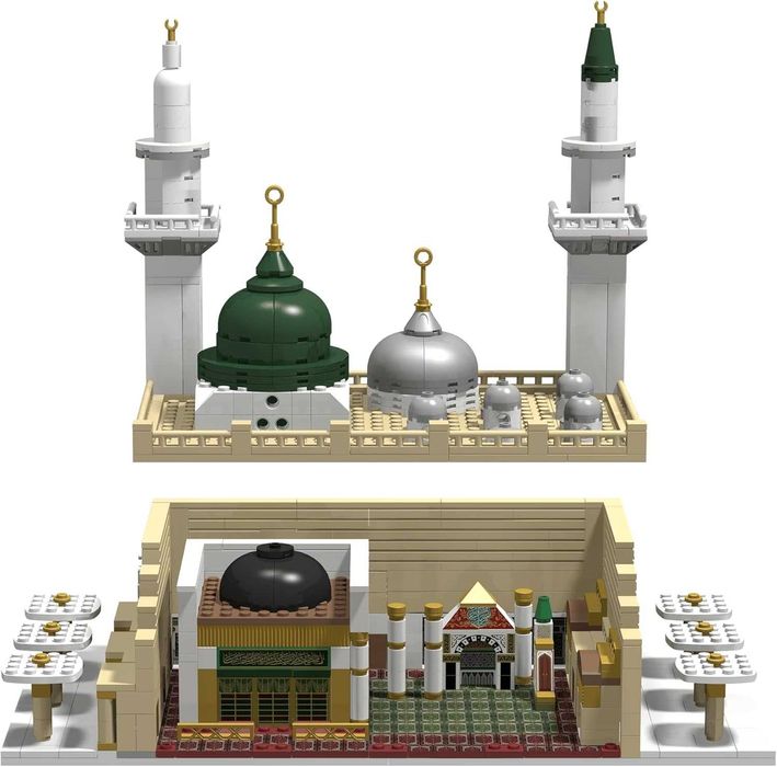 DEENBLOCKS™ Джамия Набави | Образователна ислямска играчка с блокчета