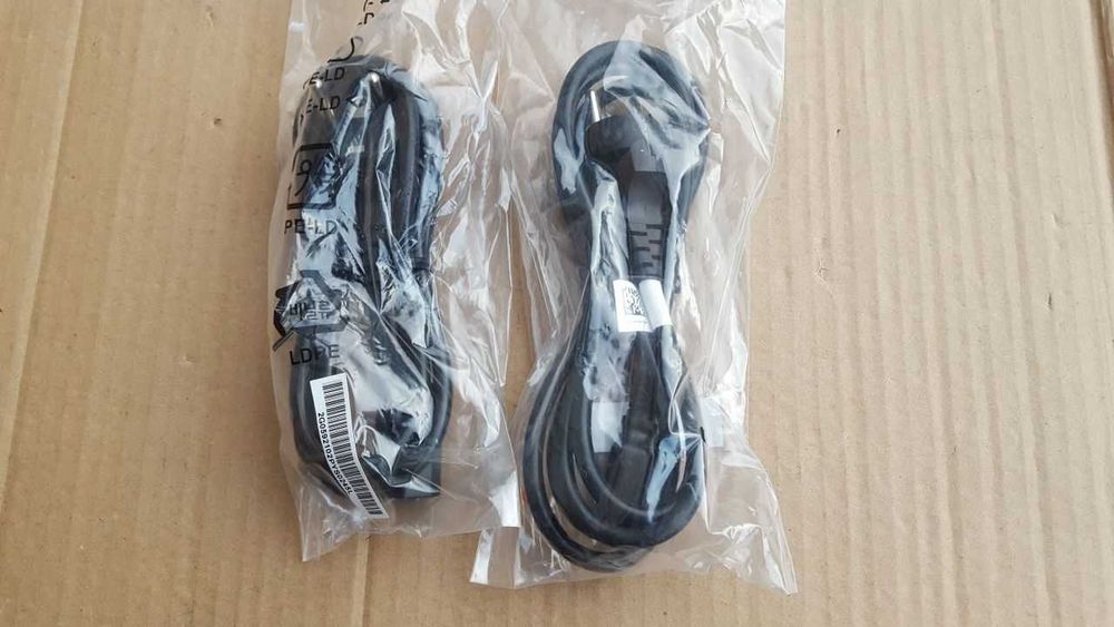 Set 10/20 cabluri alimentare Schuko IEC C13 230V 3 pini - NOU