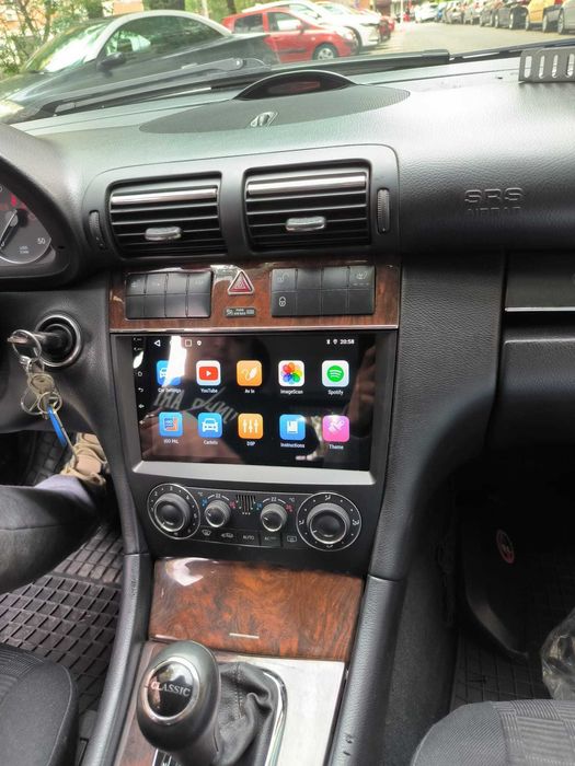Navigatie Android Mercedes c class W203