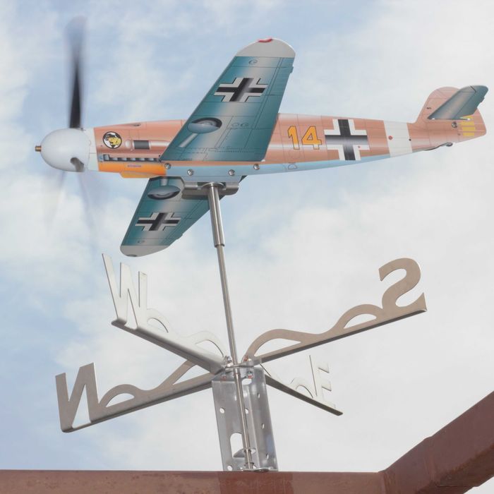 Месершмит Bf109 Инокс Ветропоказател с посоки и история, ръчна работа