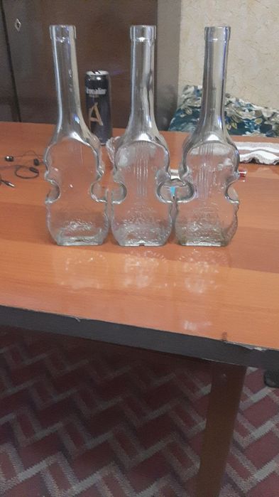 Sirka va barcha turdagi ximikat va tabiiy maxsulotlar uchun shishalar