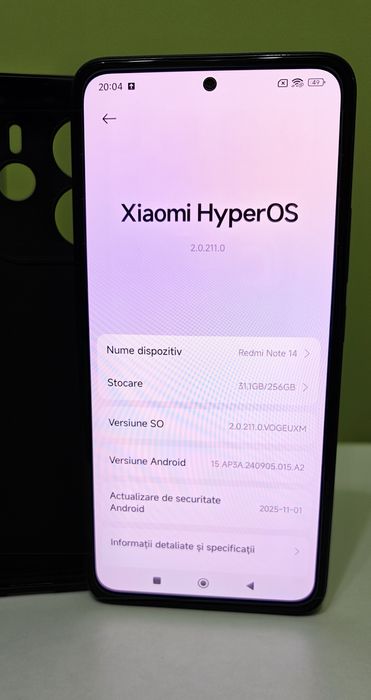 Redmi Note 14 Black 4G 8/256 GB