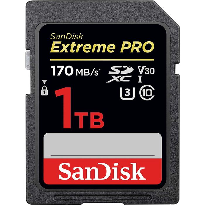 Card de memorie Sandisk Extreme Pro SDXC, 1TB, Clasa 10, U3