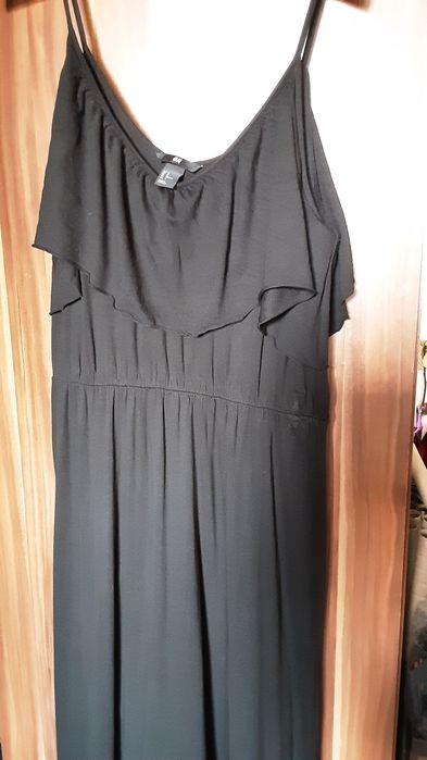 Rochie neagră lungă H&M mărimea M