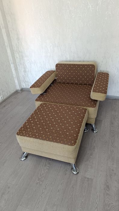 Диван+кресло раскладное+пуфик