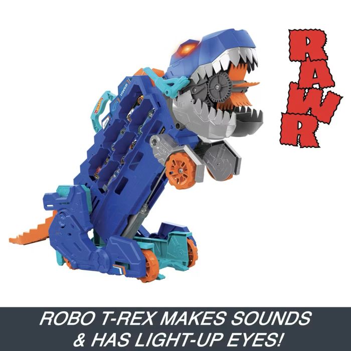 Hot Wheels® TRUCKS Автовоз T-REX за 20 колички + 1 малка количка копие
