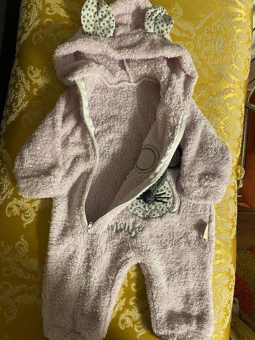 Уютный махровый комбинезон