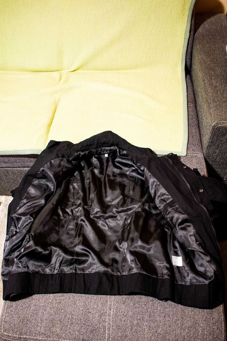 geaca tactical neagra din bumbac cu scai pentru patch-uri pe umar