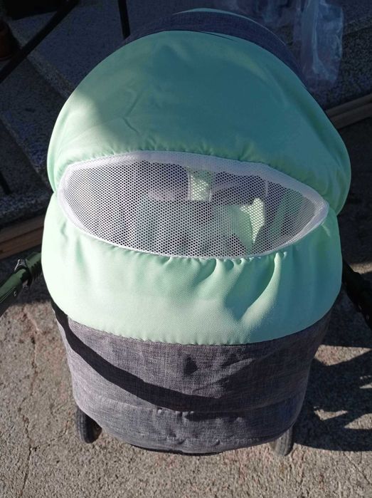 Бебешка количка 2в1  Dizain baby Estel цвят мента