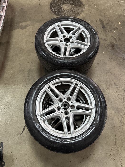 Set 4 jante aliaj Borbet cu anvelope vara Good Year 225X55X17 ; 5x120