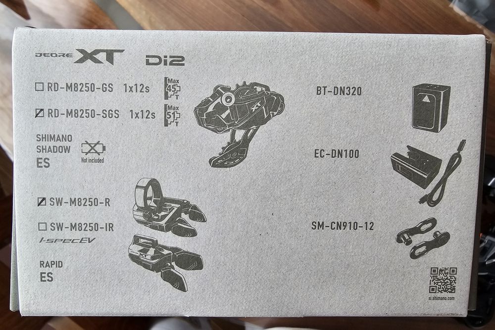 Shimano Deore XT M8250 Upgrade Kit - Di2  1x12-speed - с команда M8250