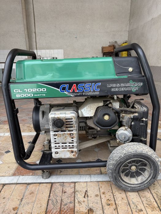 Генератор Classic 7kw gaz benzin