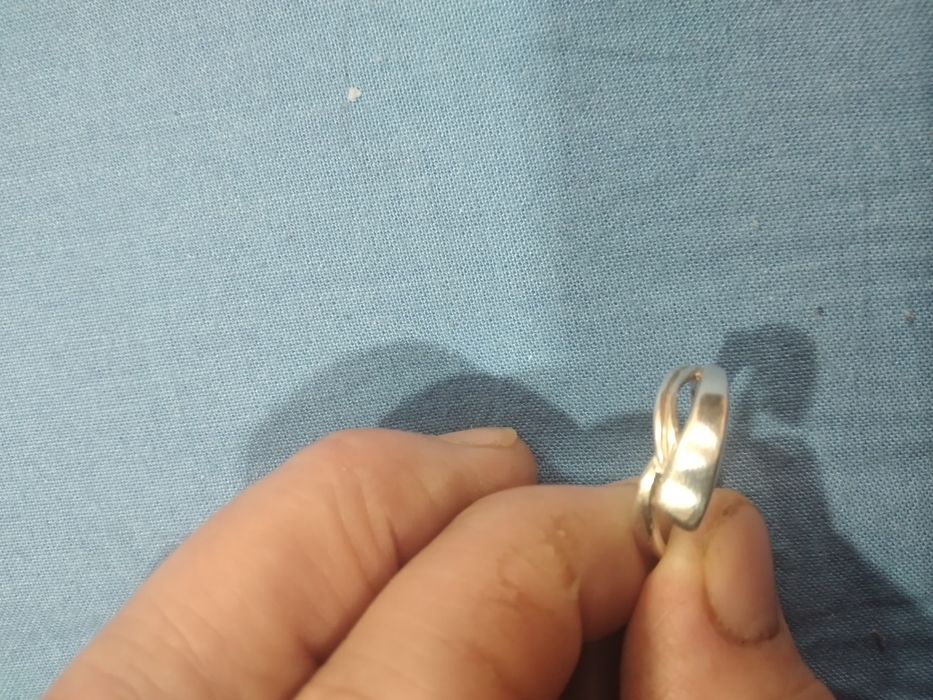 Сребърен пръстен.Колие