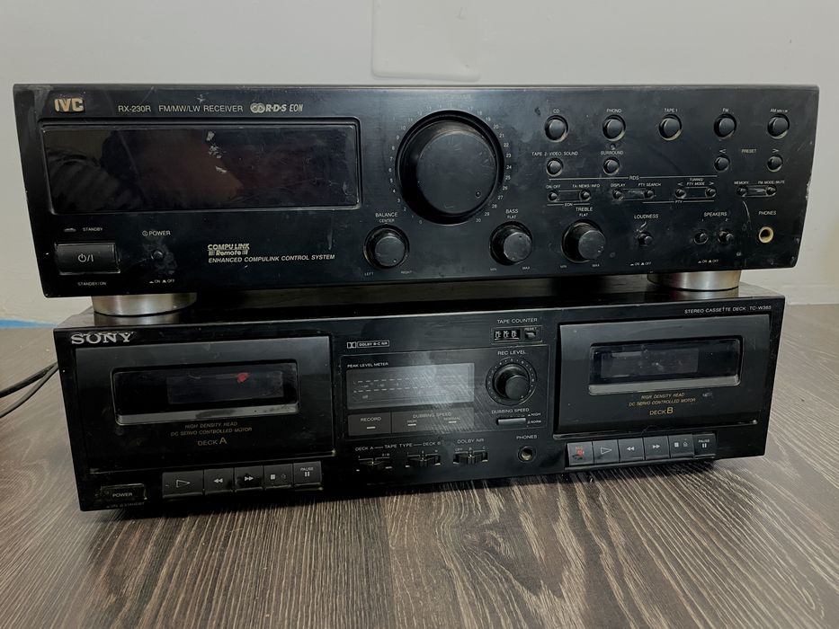 Pachet Boxe + Sistem Audio JVC+ SONY
