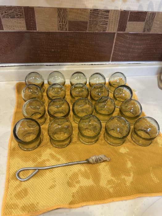 Массажные банки, стеклянные
