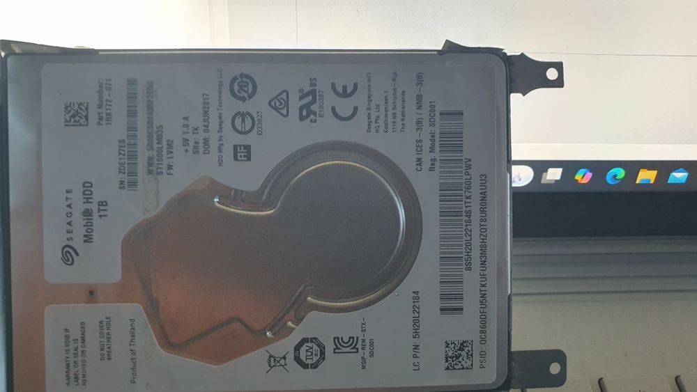 HDD 1.TB. 100% functional