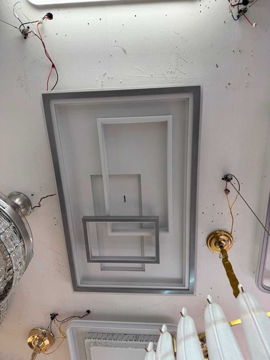 Таванна лампа Модерна LED 120W  лед Димируема с дистанционно,3000-6500к