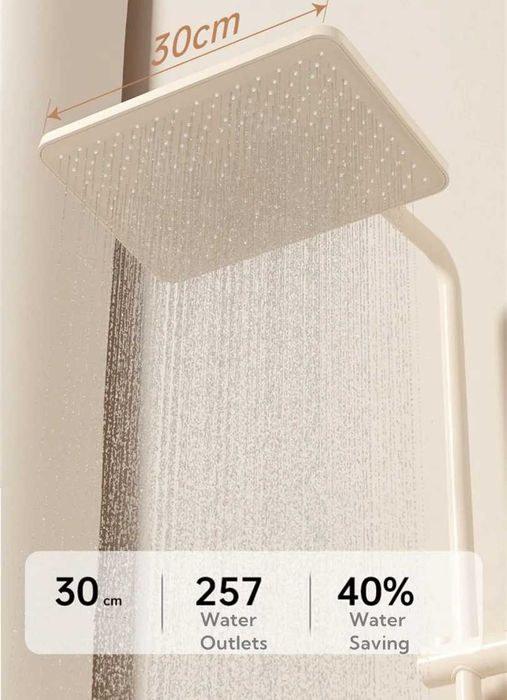 Модерен душ с дисплей и LED подсветка серия Scandinavian D33