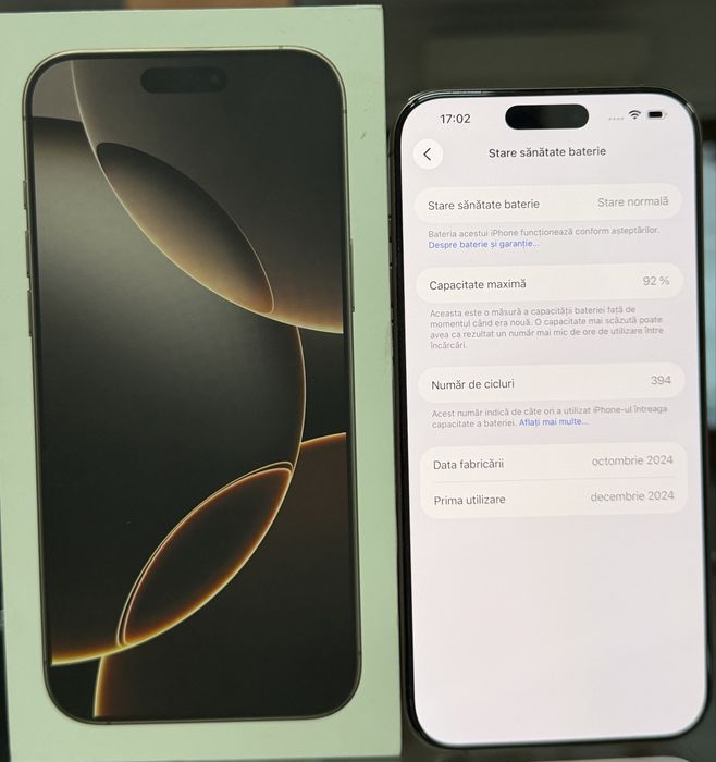 iPhone 16 Pro max Pret 4000 lei fix