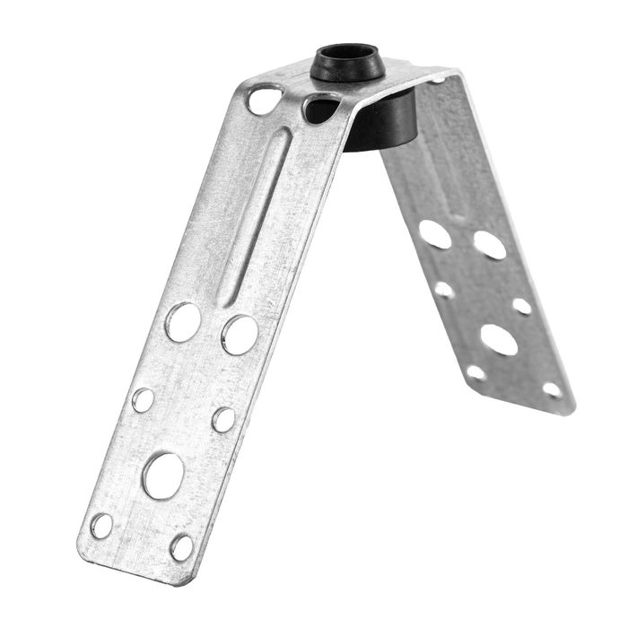 Крепеж с виброизолятором L-образный