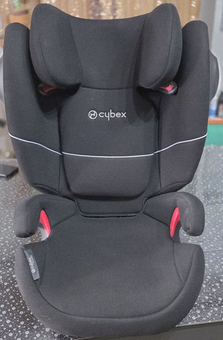 Scaun auto ISOFIX Cybex Solution M-Fix SL, Pure Black, 15-36 kg, Negru