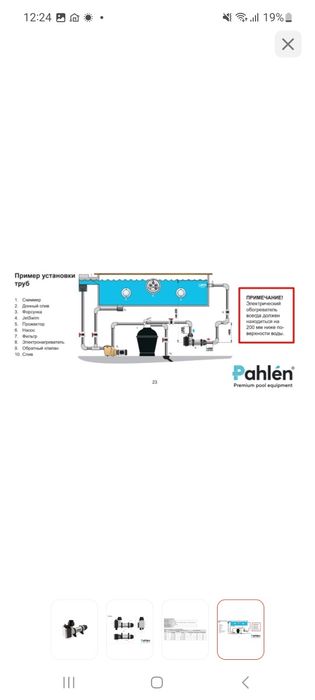 Нагриватель для бассейна
