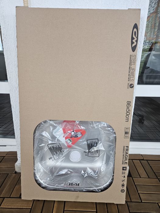 Мивка Steel Jewels, чисто нова - 86/50