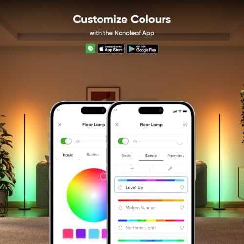 Nanoleaf RGBICW смарт LED подова лампа 1700lm Alexa