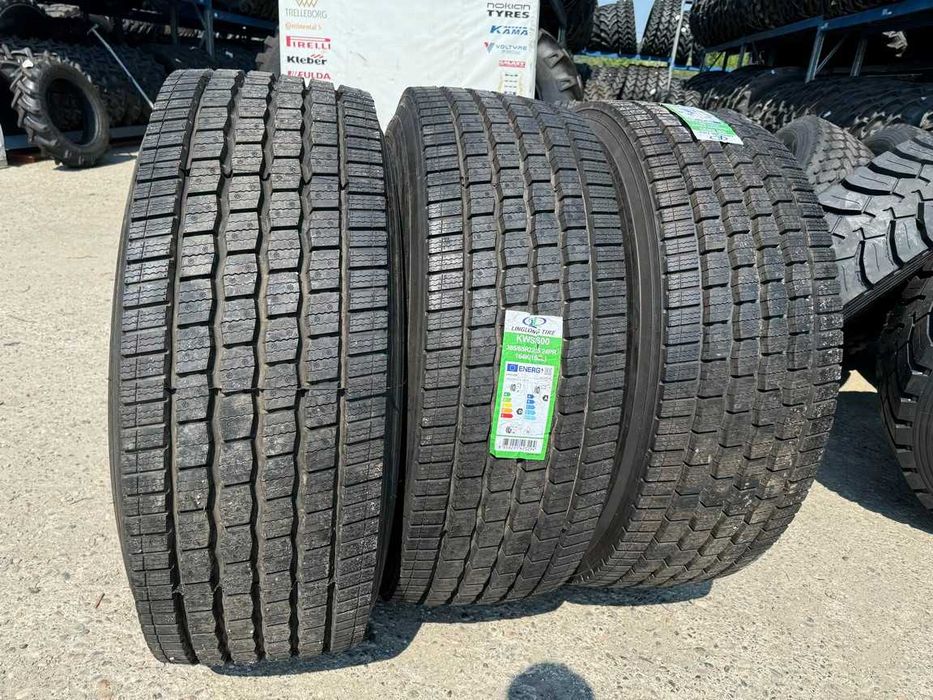 Anvelope noi radiale 385/65R22.5 marca LINGLONG pt semi remorca