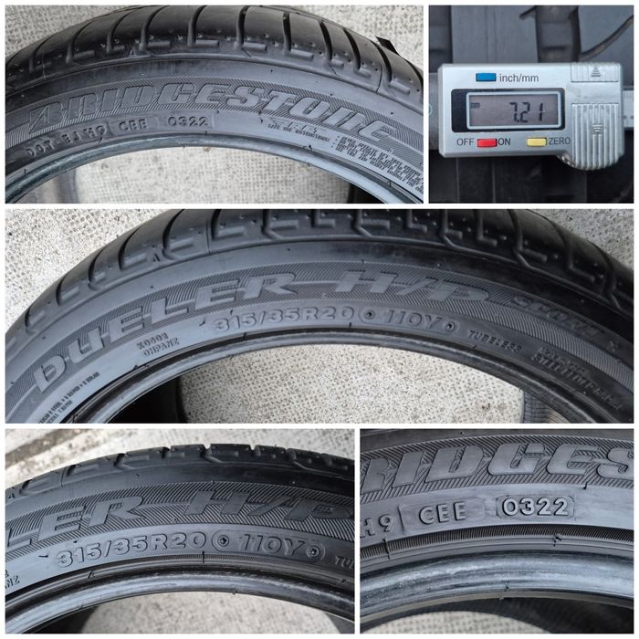 O bucată 315/35 R20 vară - una Continental Bridgestone Pirelli