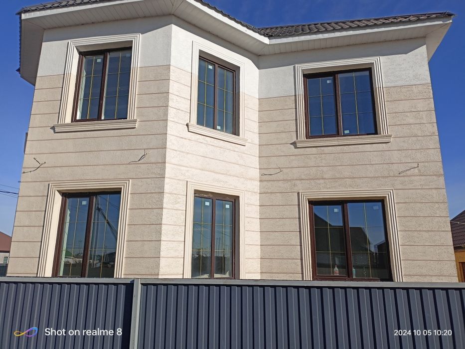 Фасадные работы Жидкий травертин