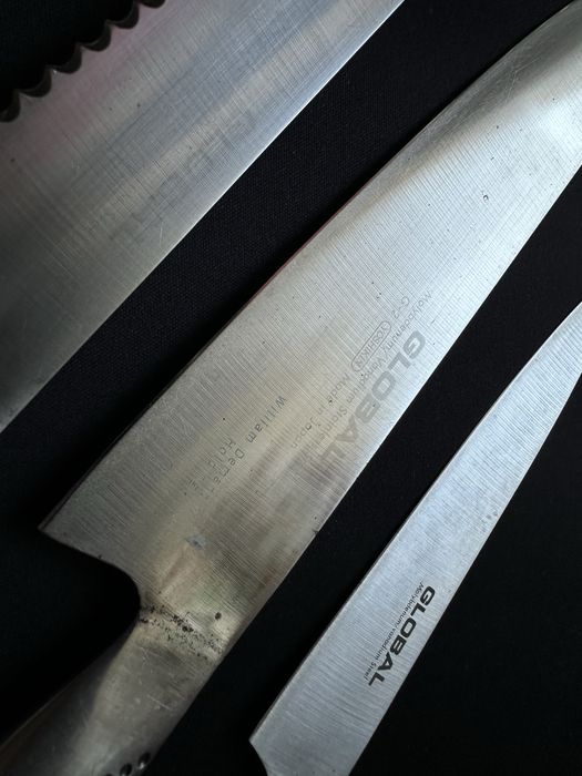 3 cutite GLOBAL japan, de paine, chef si petty