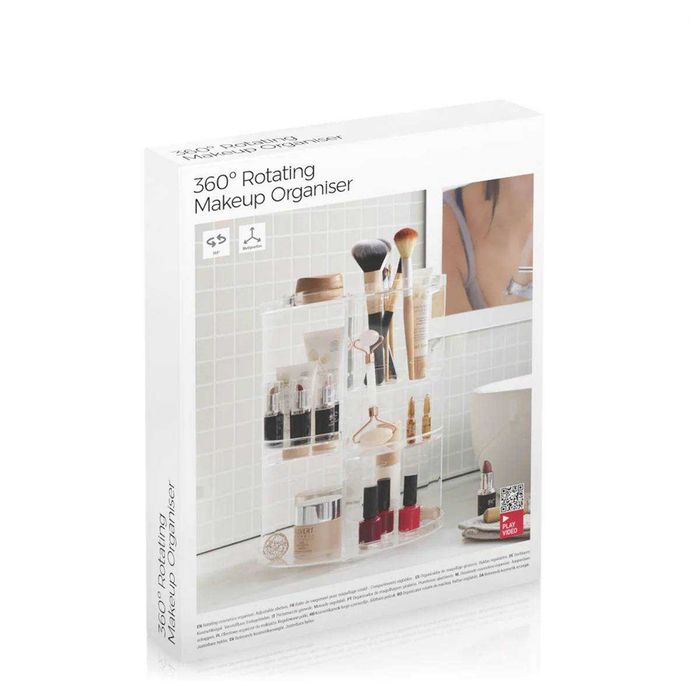 Organizator rotativ pentru produse cosmetice 7 niveluri 23 x 30 cm