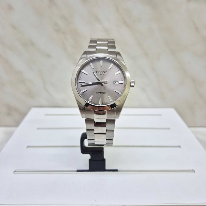 Ceas barbati Tissot Gentleman Titanium,  T127.410.A  Zeus Amanet Militari 35350
