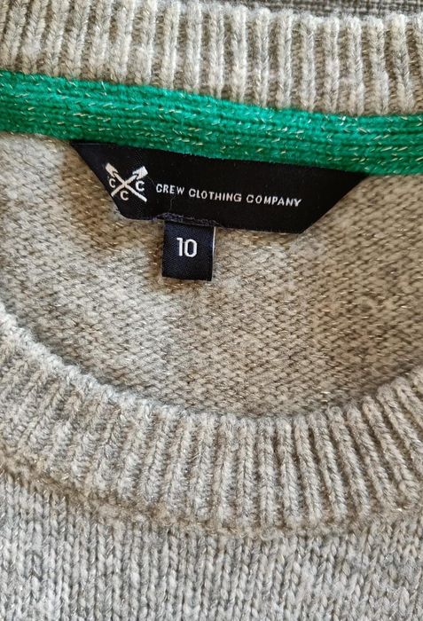 Pulover Crew Clothing Company dama gri