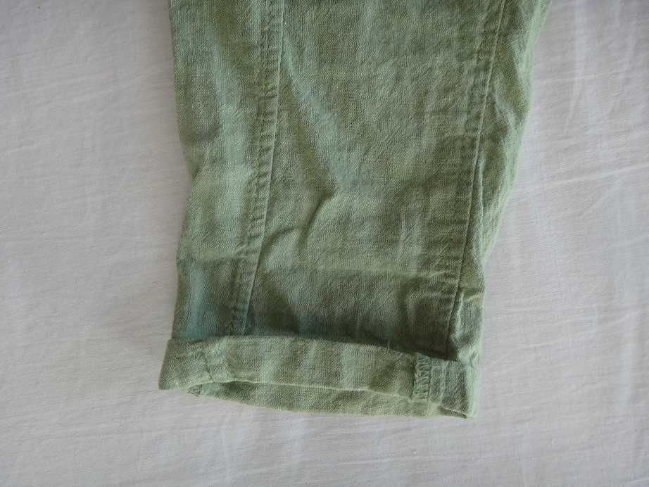 HM Бебешки/Детски зелен панталон от ленена смес, размер 92