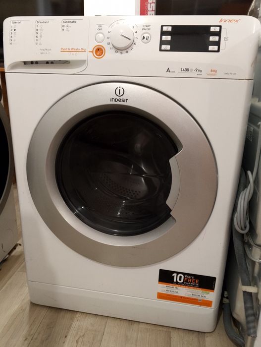 Mașină de spălat rufe cu uscător Indesit,9/6kg,1400rpm